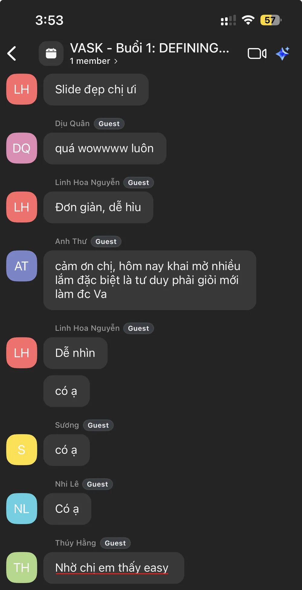Live feedback 2